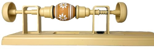 Ornament und Ei Dekorieren Basteldrehmaschine zum Erstellen einfacher, präziser Ostereier und Weihnachtsschmuck-Designs. Sanft genug für geblasene Eier und Glasornamente.