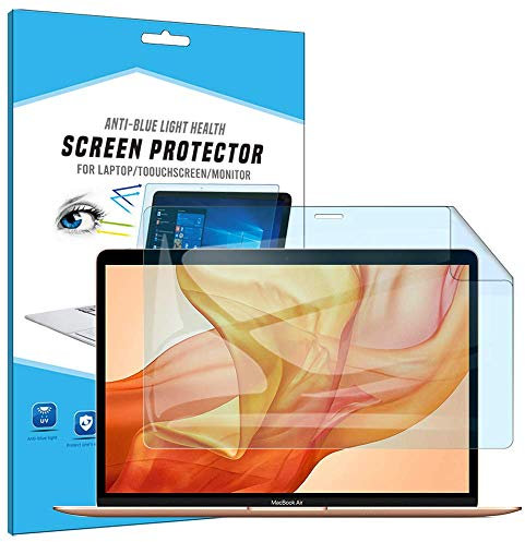 FiiMoo Anti-Blaulichtfilter Kompatibel mit MacBook Air 13 (2018, 2019, 2020), Premium Anti Blue Screen Protector, Blendschutzfolie Augenschutz Displayschutzfolie für MacBook Air 13 (2 Pack