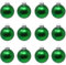 DIY-Weihnachtskugeln-Set für Kinder und Erwachsene – Weihnachtsschmuck für DIY-Basteln, Malen, Zeichnen, groß 3,15 Zoll, Grün matt blank, 12er-Set