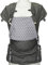 Fräulein Hübsch WrapCon Babysize Halfbuckle in Sterne Dunkelgrau ab Geburt bis Kleinkindalter (50/56 – 80/86 cm) - Anhock-Spreiz-Haltung wie im Tragetuch - Baby & Kleinkind Carrier