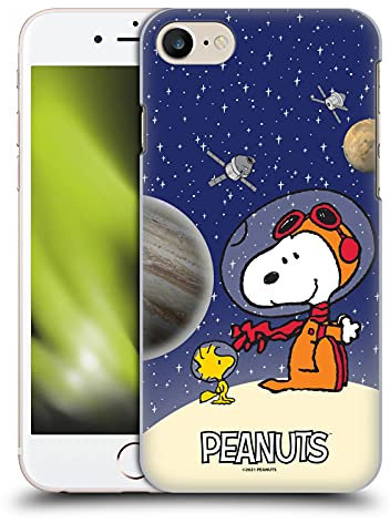 Head Case Designs Offizielle Peanuts Spitze des Mondes Geheimnisse von Apollo 10 Harte Rueckseiten Handyhülle Hülle Huelle kompatibel mit Apple iPhone 7/8 / SE 2020 & 2022