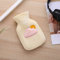 Wärmeflasche Hellgelbe Wolken Wärmflasche Bettflasche Mit Bezug Flauschig Groß Gemütliches für Erwachsene Kinder Baby Weichem Weiches Plüsch Geschenke für Frauen 500ML