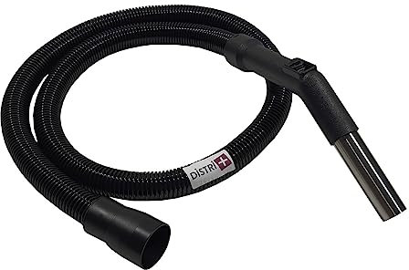 Distri+ - Flexible Complet d'origine pour aspirateur Nilfisk/Alto VL200-20, VL500-35, 107407308... - Longueur : 1,9m - Diamè
