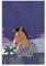 HUIHUO BoJack Horseman Anime Poster Wandbild Wohnzimmer Dekoration 08x12 inch (20x30 cm) Canvas Kunstdruck