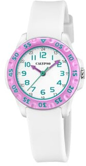 Calypso Kinderuhr Analog - Kautschuk - Quarzwerk - Robustes Glas - Wasserdicht 10 ATM - My First Watch - K5829