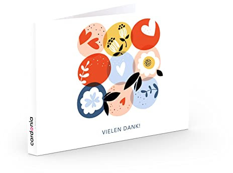 TechniSat Cardonia - Design: Vielen Dank – individuell bespielbare Video Grußkarte mit 7 Zoll großem Display, stabiles Kartonpapier, Soft Buttons, integrierter Akku