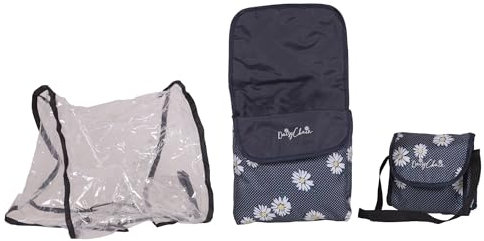 Daisy Chain Zipp-Puppenbuggy – Zubehörpaket (Daisy Dot)