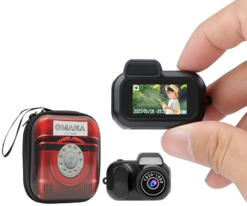 Mini fotocamera digitale con schermo LCD Full 1080P HD 32GB Card Monoreflex a forma di CMOS Piccolo compatto portatile videoregistratore