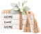 Linen Covered Decorative Books for Home Decor, Farmhouse Stack Books, Coffee Table Books Décor for Living Room,Hardcover Faux Books for Decoration,Shelf Display Books Decor Accent -Home Sweet Home