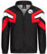 HIDETOSHI WAKASHIMA Hakodate Herren Sport Freizeit Retro Jacke Trainingsjacke mit Kapuze, Colorblock-Design, in Regular Fit (as3, alpha, m, regular, regular, schwarz)