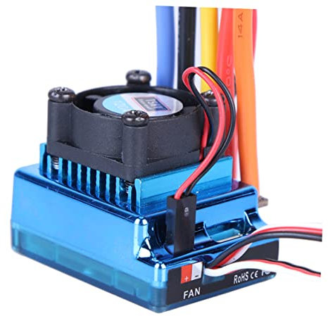 Housoutil 120a Contrôleur Brushless Pour Voitures Rc Avec Protection Surchauffe Et Faible Tension