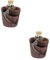 Supvox 2st Saftiger Blumentopf Feenhaus Klein Eingetopft Exquisiter Blumentopf Sukkulentenpflanzen Leben Mit Topf Blumentöpfe Für Zimmerpflanzen Gartenpflanze Schreibtisch Kindergarten