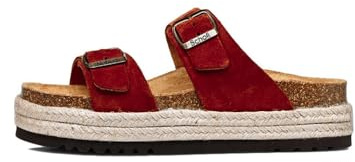 Scholl INES Suede Bordeaux