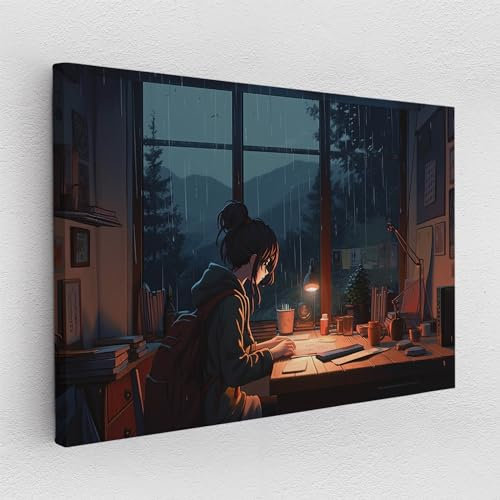 Poster Pop Art Graffiti Lofi Mädchen Schlafzimmer Anime Wand Abstrakt Wandbilder Wohnzimmer Schlafzimmer Büro Wanddekoration Deko XXL günstig (Poster, 100x75 cm)