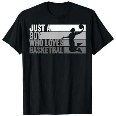 Just A Boy Who Loves Basketball Sport Basketball Spieler T-Shirt