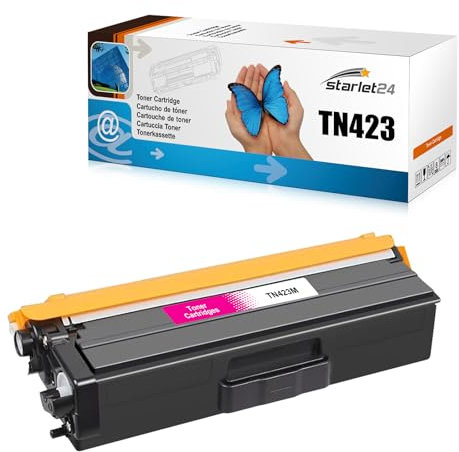 Starlet24 TN423 TN-423 Toner Magenta Kompatibel für Brother TN-423 TN-423M Toner für DCP-L8410CDW HL-L8260CDW HL-L8360CDW DCP-L8410CDN MFC-L8900CDW MFC-L8690CDW (1 Pack)