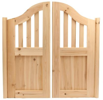 Schwingtüren, Café-Türen mit automatischem Schließen, halbe Taille, Edelstahl-Scharniere, ideal für Bartheken, Küchentreppen, 90 x 100 cm