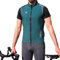 IMPALAPRO Fahrradweste Herren Softshell Winddichte und Atmungsaktive Radweste Herren für Rennrad & MTB – Ultraleichte Fahrrad Weste Herren mit Reflektoren & Taschen (L, Dunkelgrün)
