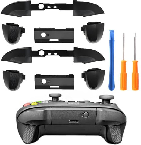 For Xbox Controller Repair Kit,2 Pcs for Xbox Controller Bumper Replacement with T8 T6 Screwdriver,for Xbox Bumper Replacement Lb Rb Lt Rt Bumpers Buttons Set Compatible for Xbox Series X/S Controller