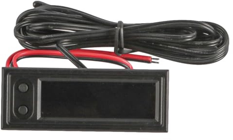 VOANZO Reloj electrónico para coche, luminoso, digital, para decoración, accesorio de ABS para coche con pantalla verde para el salpicadero interior del vehículo o accesorio para el interior del coche