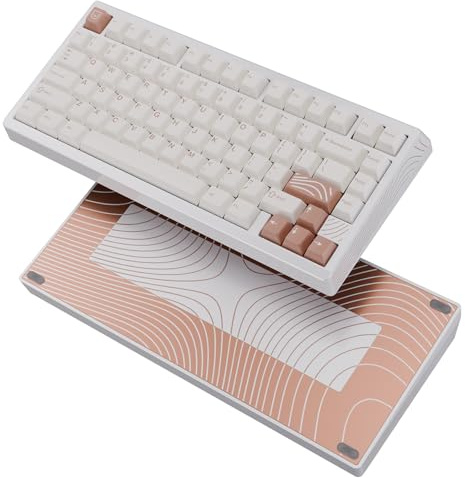 BOOG75 75% Gaming Keyboard with GATERON KS-37B Magnetic Switches, Rapid Trigger Toggle Hall Effect Keyboard, Hot Swappable, Gasket Mount Wired Custom Aluminum HE Keyboard for Laptop PC (White)
