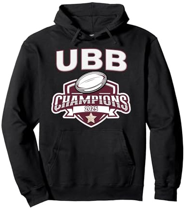 Rugby Supporter UBB Homme Femme Enfant Sweat à Capuche