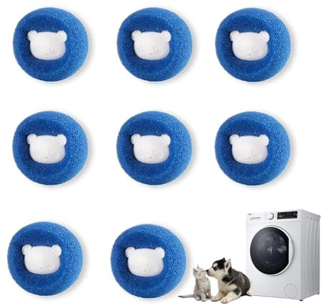 Targonix Boule Anti Poils Machine à Laver Attrape Poil Éponge Réutilisable pour Linge sans Poils Idéal dans Machine à Laver et Buanderie pour Vêtements et Textiles