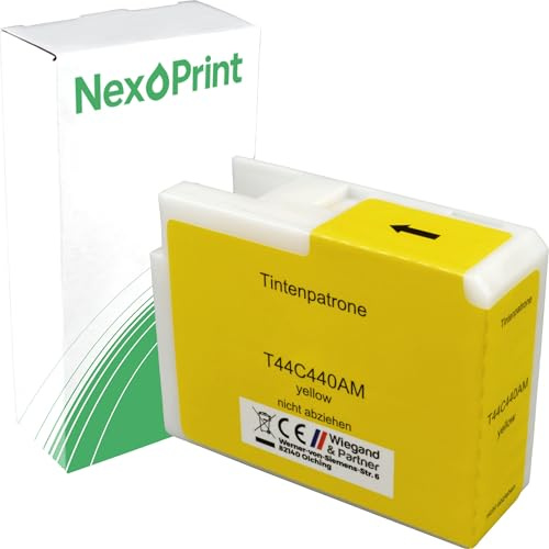 NexoPrint C13T44C440 SJIC36P(Y) Yellow Druckerpatronen kompatibel mit Epson ColorWorks CW-C6000 Pe - Hohe Ergiebigkeit