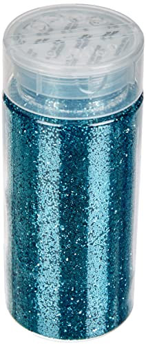 Rayher 3925807 Streuflitter, Dose mit Streudeckel, 110 g, Glitzer ideal zum Basteln, zum Dekorieren von Papier, Karton, Holz, Styropor, Keramik, Stein, türkis,