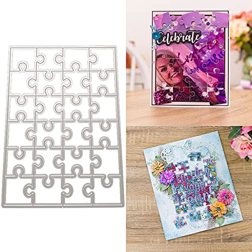 Puzzle DIY Stanzschablone, Scrapbooking Prägeschablonen Stanzformen Schablonen Für Scrapbooking
