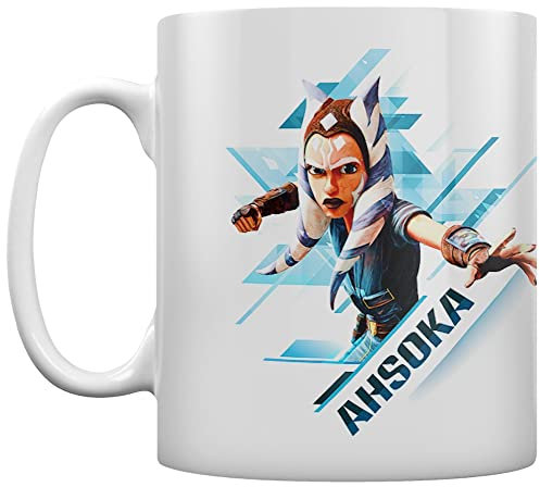 Star Wars : The Clone Wars Ahsoka Fragmented Coffee Tazza Bianca
