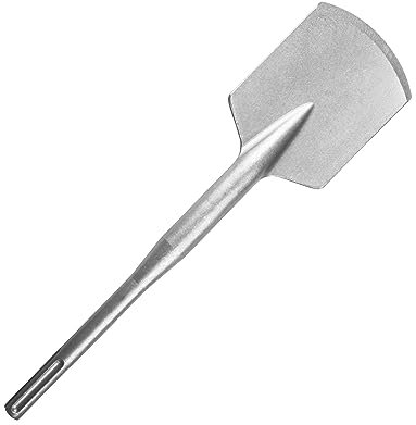 Monkey King Bar SDS Max Schlammschaufel,450x110mm SDS Max Aufnahme für Bohrmaschine Bohrhammer Meissel Kunststoffkoffer,Kann zum Ausheben von Kies, gefrorenem Boden und Asphalt verwendet Werden
