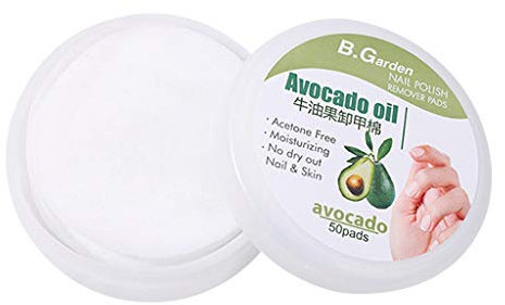 AaaozKjie 50pcs Nail Polish Remover Pads in Box, Disposable Easy to Carry Lint Free Wipes for Nails