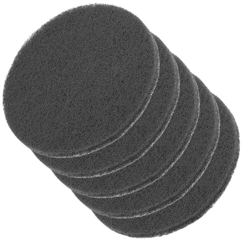 CoCud Scrub Pads, 5 Dia 0.35 Thickness 1000 Grit, Drill Power Brush Tile Scrubber Scouring Pads - (Applications: for Cleaning Tubs) - 5 Pieces