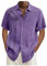 Chemise Jeans Homme Chemise Homme Grande Taille Chemise Verte Homme Chemisette pour Homme Chemise Homme Noir Chemisette Homme Manche Courte Lin Chemise Lin Homme Col Mao Violet 4XL