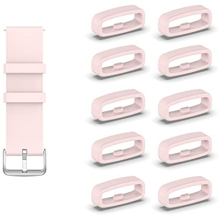 Bdsidy Anillos de Silicona para Reloj Universal - 18mm/20mm/22mm, 10 Piezas de Correa Compatible con Reloj Deportivo Inteligente