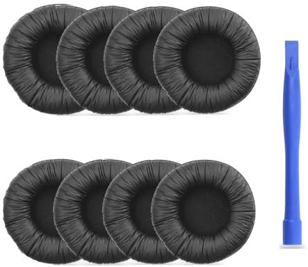Almohadillas Auriculares 50mm, Almohadilla de Repuesto para Auriculares Plantronics Blackwire 3210 3220 3320 C3225 HW261N HW510 Biz 1500 2400-8 Piezas