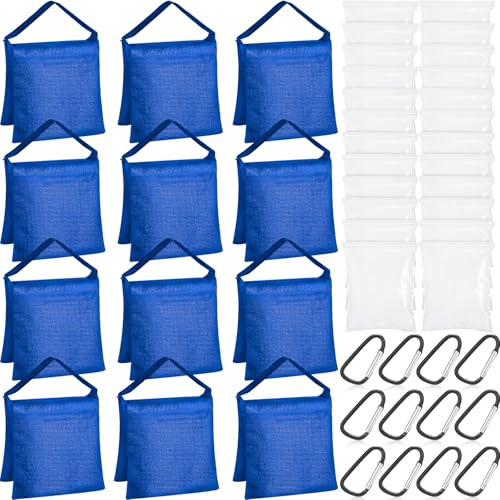 Jerify 12 Packungen Fotografie Gewichtssäcke Fotostudio gefüllte Gewichtstasche Leer Schwerer Sandsack Set für Fotografie Stativ Ständer Licht Ständer Sport Outdoor Foto Video Studio Galgen