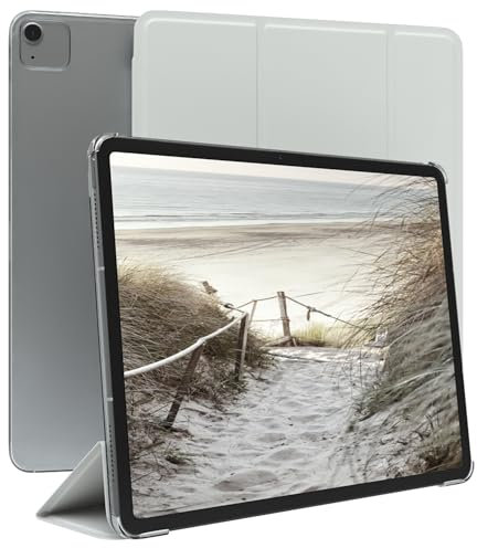 EAZY CASE - Funda Protectora para Apple iPad Air 13 M3 (2025) Smart Cover Tablet Smartcase de pie Funda abatible con función de pie Función Sleep Wake Up Piel sintética Blanco