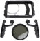 Handheld -Smartphone -Video -Rig -Hand -Girp -Stabilisator mit Dual -Griff, ND -Filter, Teleskop -Video -Stabilisator -Stativmontage für Live -Streaming, Vlogging,