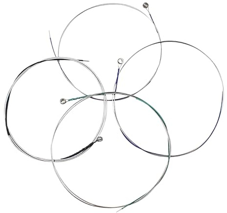 Cuerdas Viola Set Recambio Reforzado De Ajuste Exacto | Plata Níquel Cromo Accesorios De Mantenimiento De Instrumentos De Cuerda Para Actuaciones Escolares Y Teatro