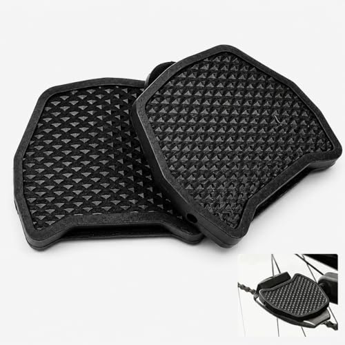 Adaptadores de Pedales de Carretera para Bicicletas, Convertidor de Plataforma Plana para Pedales Automáticos, Superficie de Agarre de PP, Accesorios Ligeros de Ciclismo para Ciudad y Viajes