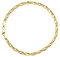 PRINS JEWELS Tigeraugen Armband 14 Karat 585 Gelbgold Unisex Breite 3.50 mm (21)