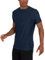 TCA Galaxy Sport T-Shirt für Herren - Kurzarm Fitness Laufshirt - Männer Sportbekleidung - Dunkelblau, S