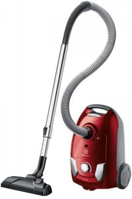 Electrolux EEG43WR, Cylinder Vacuum, boîtier/Corps Matériau du Tube: Metal Matériel de Tuyau: Plastic, Rouge, 750 W, 3 liters, 80 décibeles
