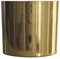Leaf Blumentopf aus Metall und Messing, Blatt-Design, 20 x 18 cm, 20 x 18cm