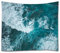A.Monamour Wanddekor Wandbild Vorhang Wandteppiche Blaue Meer Oberfläche Ozean Welle Blau Wasser Textur Kunstdruck Stoff Wandbehang Tapisserie Wand Decors Vorhänge Für Hause 102X153 Cm / 40 X 60