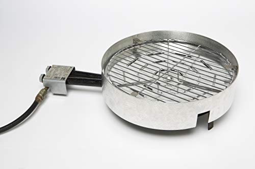 ADAPTAGRILL Arregui Adaptergrill für Paella-Pfanne, Gasbrenner, 41 cm Durchmesser, Aluminium