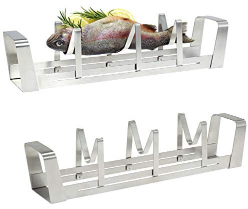 bremermann BBQ Support pour Poisson, Barbecue à Poisson, rôtissoire