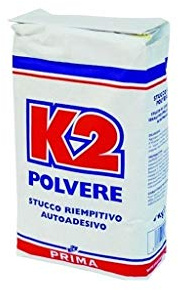 Prima K2 Spachtelmasse aus Pulver, selbstklebend, 1 kg